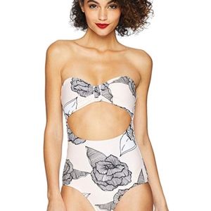 Unique Vintage Women's Rory Cut Out One-Piece XL